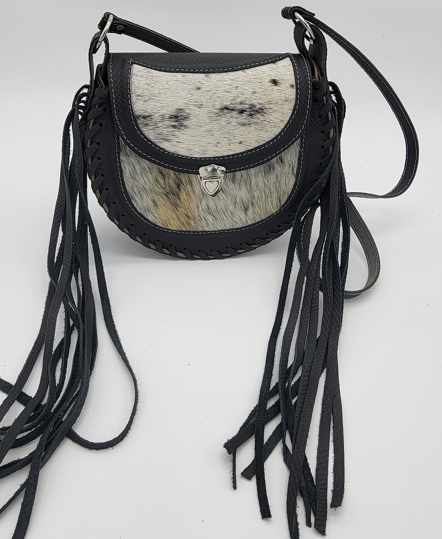 Western Cowhide Crossbody Purse 1