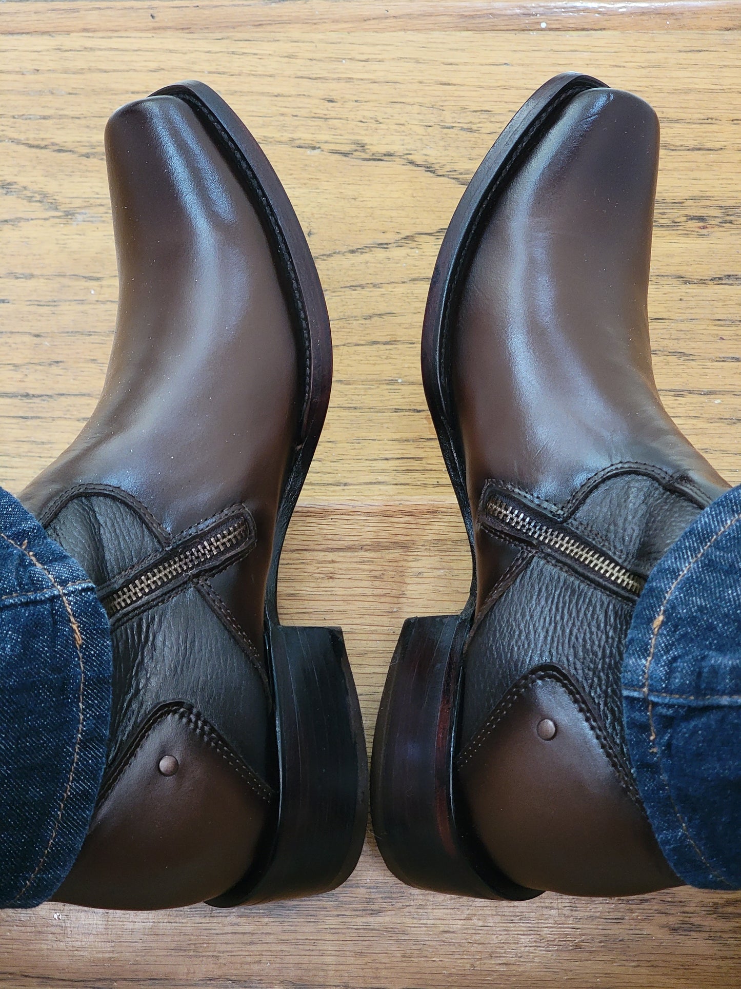 Botas de vestir Roper para hombre, piel flor