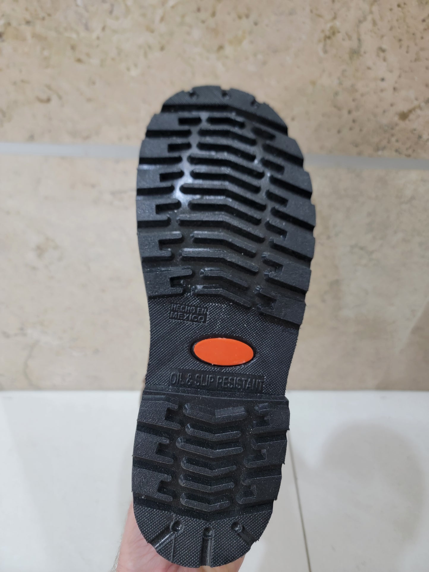 Botas de trabajo de cuero para hombre