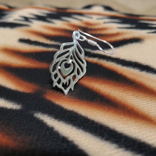 Pendientes de plata, pureza 92,5%