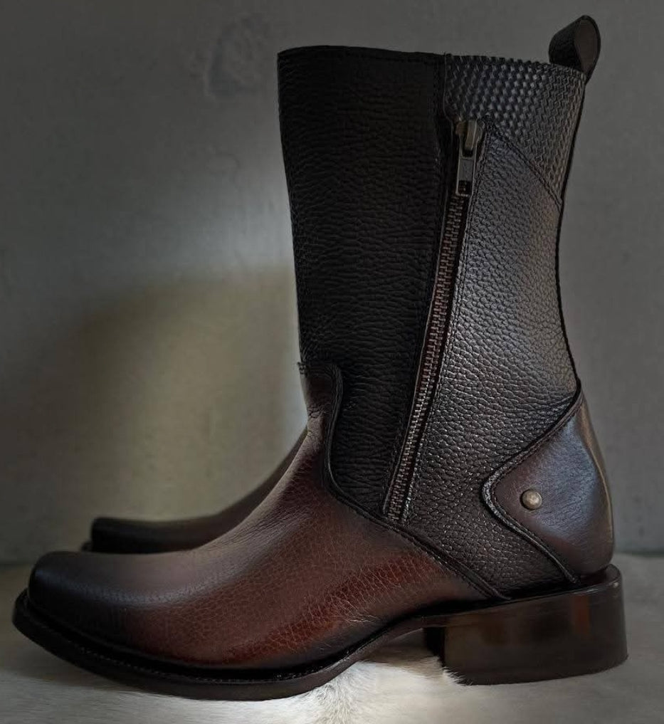 Botas de vestir Roper para hombre, piel flor