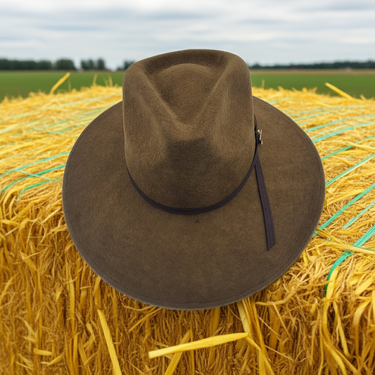 Fedora de lana estilo Indiana