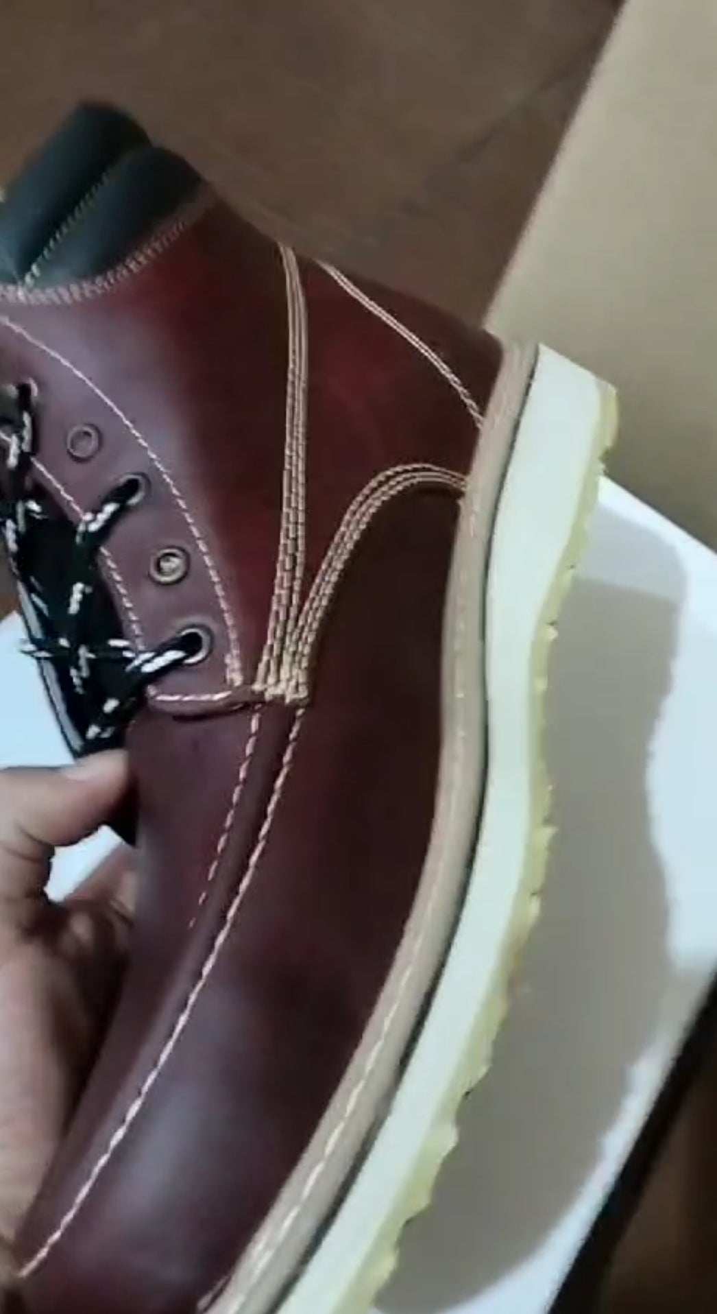 Men's Leather Work Boot